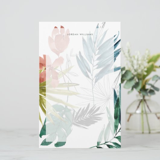 熱帯組成 便箋 (スタンド正面)