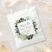 熱帯結婚の花びらトスバッグが発射 フェイバーバッグ (クリップ留めされた状態)