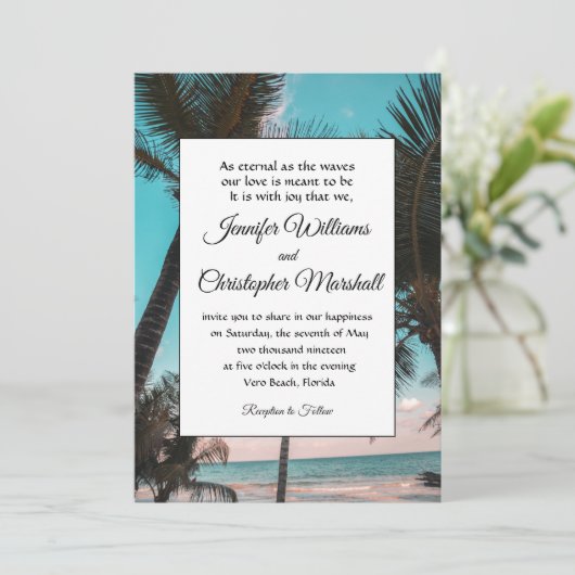 熱帯結婚の 招待状 (スタンド正面)