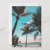 熱帯結婚の 招待状 (裏面)