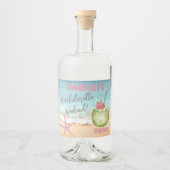 熱帯結婚バチェロレッテ週末 リキュールボトルラベル (正面)