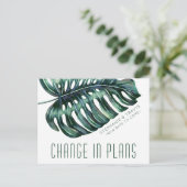 熱帯結婚延期計画の変更 ポストカード (スタンド正面)