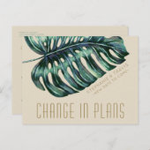 熱帯結婚延期計画の変更 ポストカード (正面/裏面)