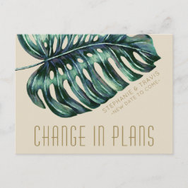 熱帯結婚延期計画の変更 ポストカード