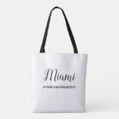 熱帯結婚式の歓迎のトートのギフトバッグ、シュロの葉 トートバッグ (裏面)