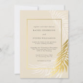 熱帯結婚式招待状 招待状 (正面)