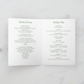 熱帯結婚式 プログラム (内部)