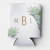 熱帯結婚葉金ゴールドモノグラム 缶クーラー (正面)