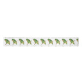 熱帯緑のインコThunder_Cove サテンリボン (正面)