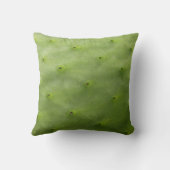 熱帯緑のサボテンの写真 クッション (裏面)