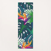 熱帯緑のジャングル葉のパラダイスト ヨガマット (正面)