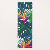 熱帯緑のジャングル葉のパラダイスト ヨガマット (裏面)