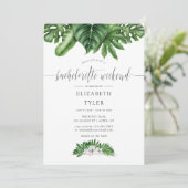 熱帯緑のバチェロレッテ週末の日程 招待状 (スタンド正面)