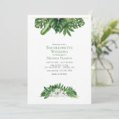 熱帯緑のバチェロレッテ週末の日程 招待状 (スタンド正面)