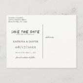 熱帯緑の無料飲み物が日付を救う 案内ポストカード (裏面)