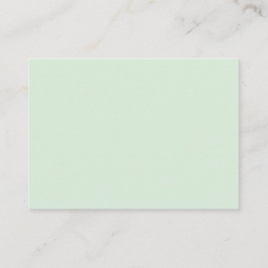 熱帯緑の緑のおむつラッフルベビーシャワー エンクロージャーカード (裏面)