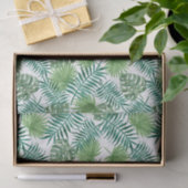 熱帯緑の群葉のティッシュペーパー 薄葉紙 (ギフト)