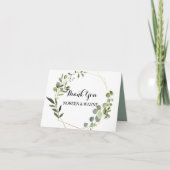 熱帯緑はサンキューカードを残します サンキューカード (正面)