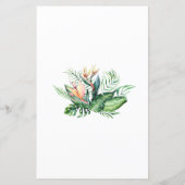 熱帯緑シャワーベビーABCゲームカード (裏面)