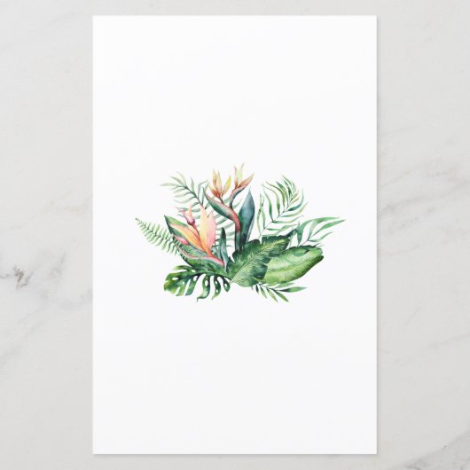 熱帯緑シャワーベビーABCゲームカード (裏面)