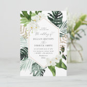 熱帯緑化植物体結婚枠 招待状 (スタンド正面)