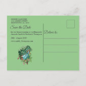 熱帯緑地葉 案内ポストカード (裏面)