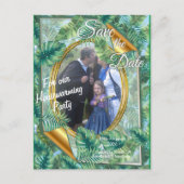 熱帯緑地葉 案内ポストカード (正面)