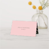 熱帯緑結婚園のテーブル座席表 プレイスカード (裏面)