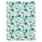 熱帯緑葉植物模様 テーブルクロス (正面)