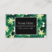 熱帯緑豊かなフローラ 名刺 (正面)