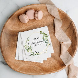 熱帯緑離れの赤ちゃん スタンダードカクテルナプキン