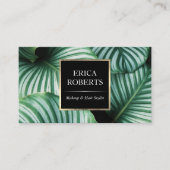 熱帯美しいサロンスパモダンメイクアップアーティスト 名刺 (正面)