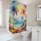熱帯美術 シャワーカーテン (インサイチュ)