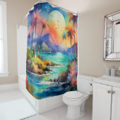 熱帯美術 シャワーカーテン (インサイチュ)