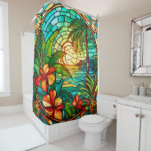 熱帯美術 シャワーカーテン (インサイチュ)