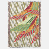 熱帯羽が毛布を投げる スローブランケット (正面縦)