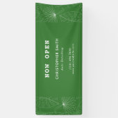 熱帯自動詳細サービス事業 横断幕 (縦)