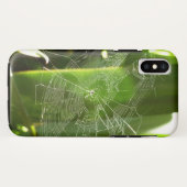 熱帯自然の葉クモの巣 Case-Mate iPhoneケース (裏面(横))