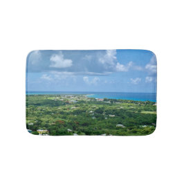 熱帯自然海ビーチカリブの島 バスマット