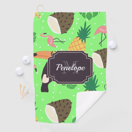 熱帯自然 ゴルフタオル (インサイチュ)