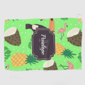 熱帯自然 ゴルフタオル (横)