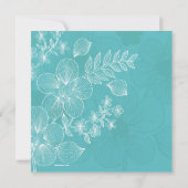 熱帯至福の結婚式招待状 招待状 (裏面)