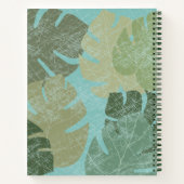 熱帯色あせ葉た ノートブック (裏面)