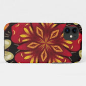 熱帯花および蝶曼荼羅 Case-Mate iPhoneケース (裏面(横))