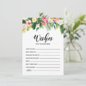 熱帯花が新婚カードを希望 エンクロージャーカード (スタンド正面)