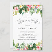 熱帯花と緑の婚約パーティ (正面)