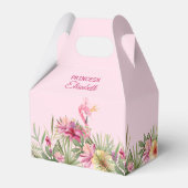 熱帯花のフラミンゴ フェイバーボックス (裏面サイド)