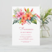 熱帯花の定年パーティー 招待状 (スタンド正面)