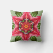 熱帯花の枕 クッション (裏面)