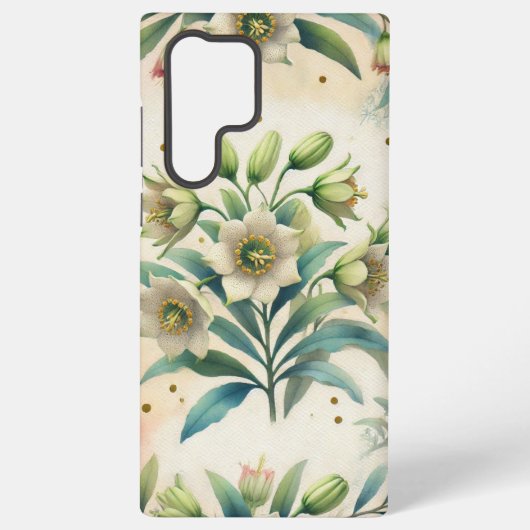 熱帯花の電話ケース SAMSUNG GALAXYケース (裏面)